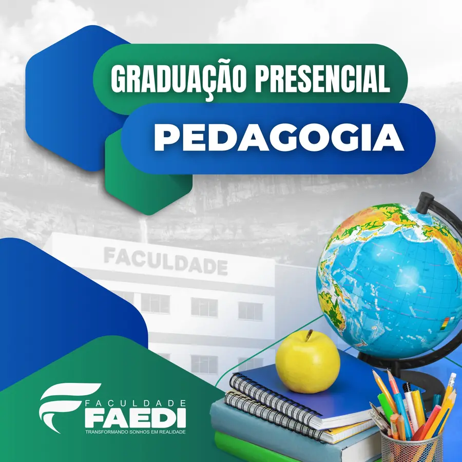 Graduação presencial em Pedagogia na FAEDI