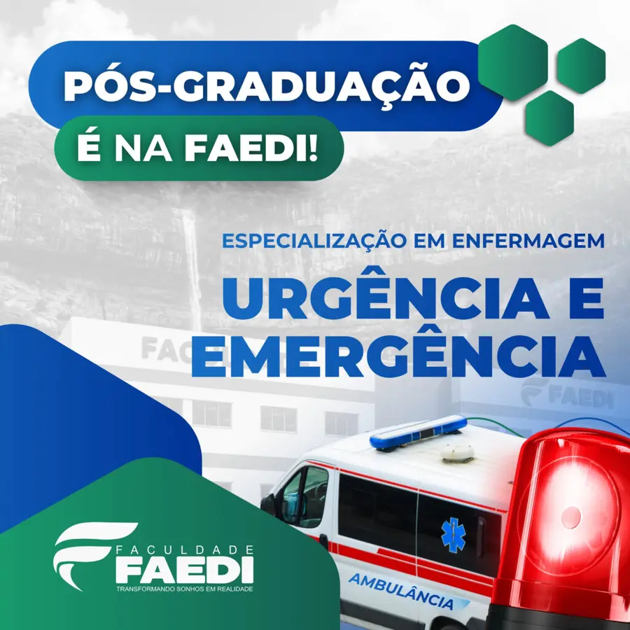 Pós-graduação em Urgência e Emergência na FAEDI