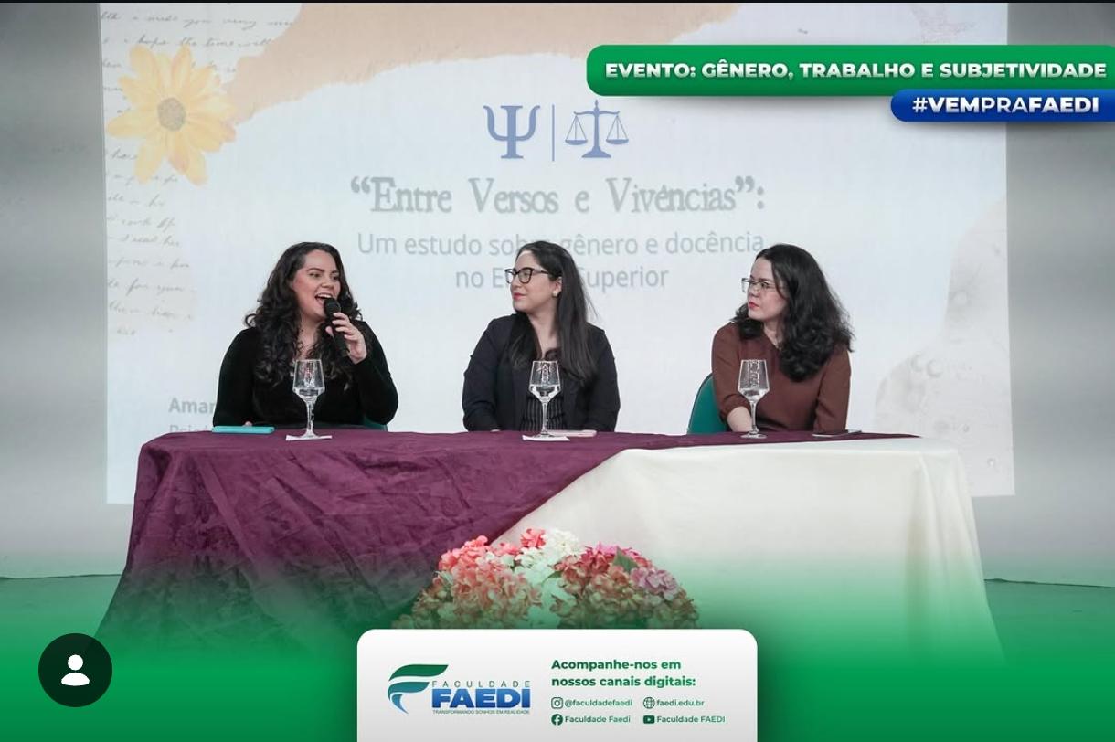 Evento “Gênero, Trabalho e Subjetividade”